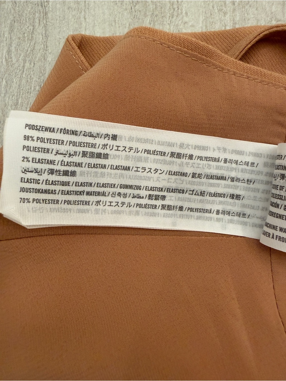 Rust Brown Cropped Cami Top - Picture 6 of 6